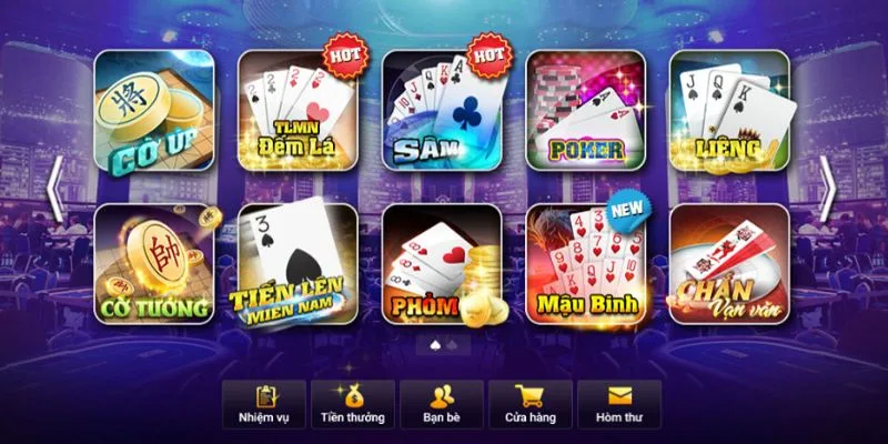 Game bài đổi thưởng với giao diện sống động thu hút người chơi Game bài đổi thưởng với giao diện sống động thu hút người chơi