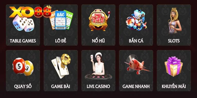 XO88 cung cấp đa dạng các thể loại game cá cược khác nhau XO88 cung cấp đa dạng các thể loại game cá cược khác nhau